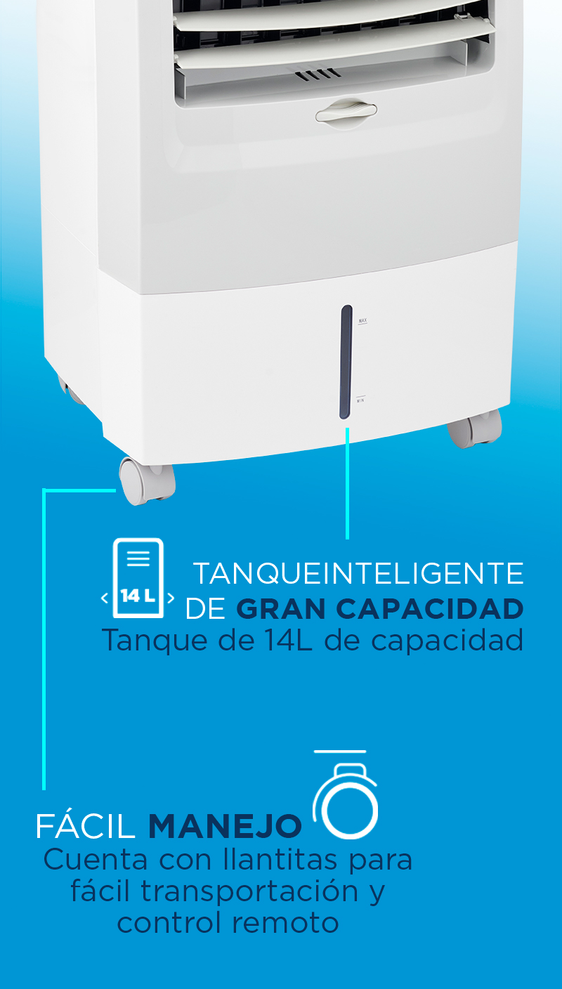 Foto 6 | Enfriador de Aire Midea MAC28LW Blanco Ice Smart Cool