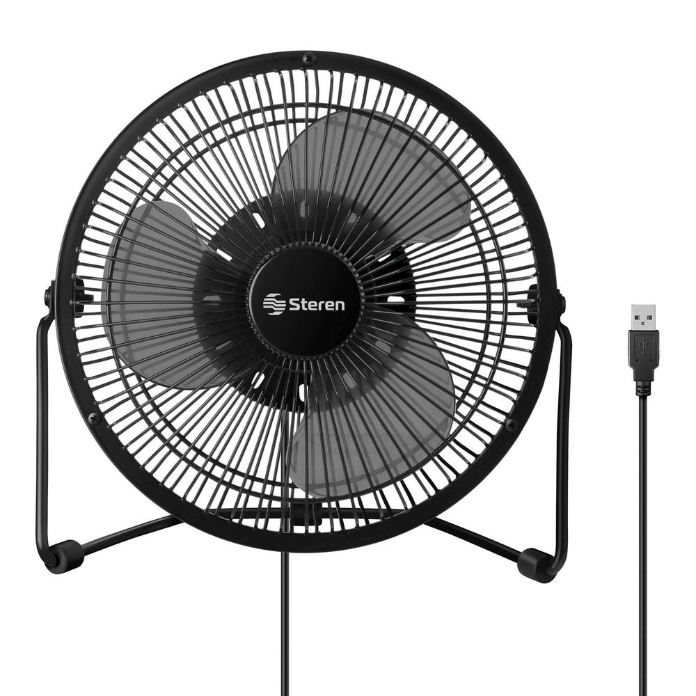 Ventilador Steren COM-029 Negro USB