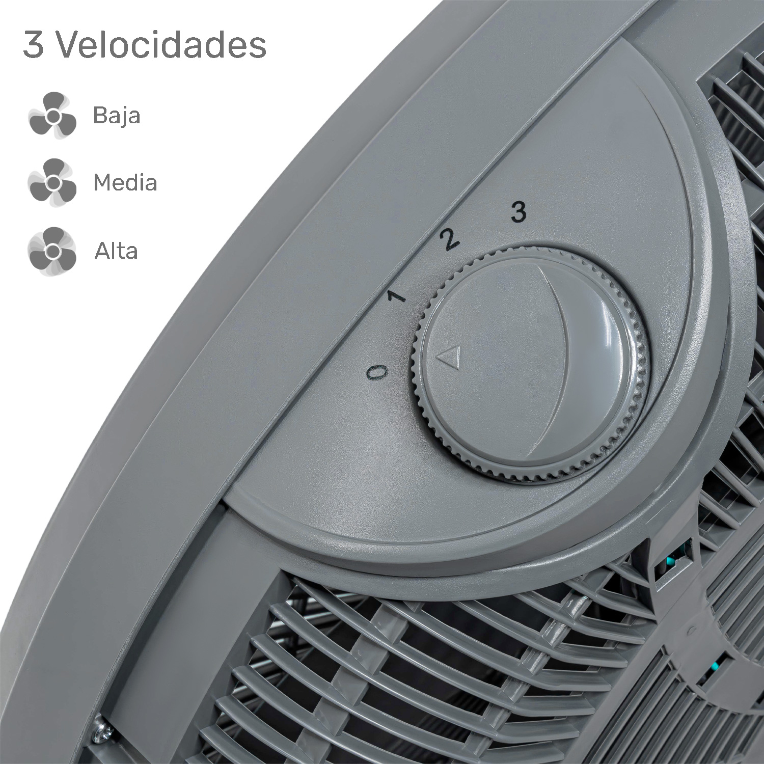 Foto 5 pulgar | Ventilador de Piso Rack & Pack Gris
