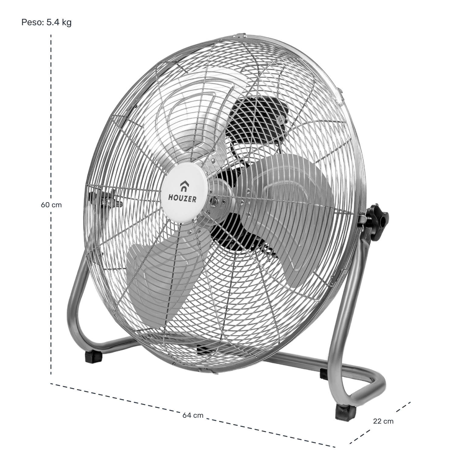 Foto 6 pulgar | Ventilador de Piso Rack & Pack Gris
