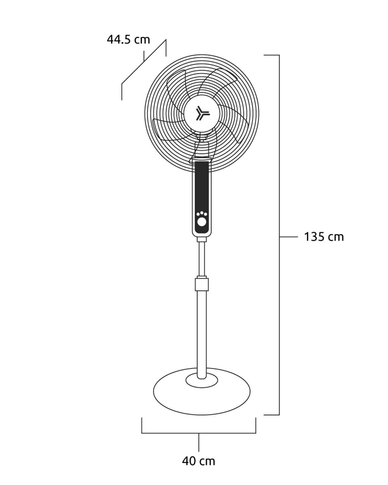 Foto 5 pulgar | Ventilador de Pedestal Masterfan Apolo Blanco 16 Pulgadas