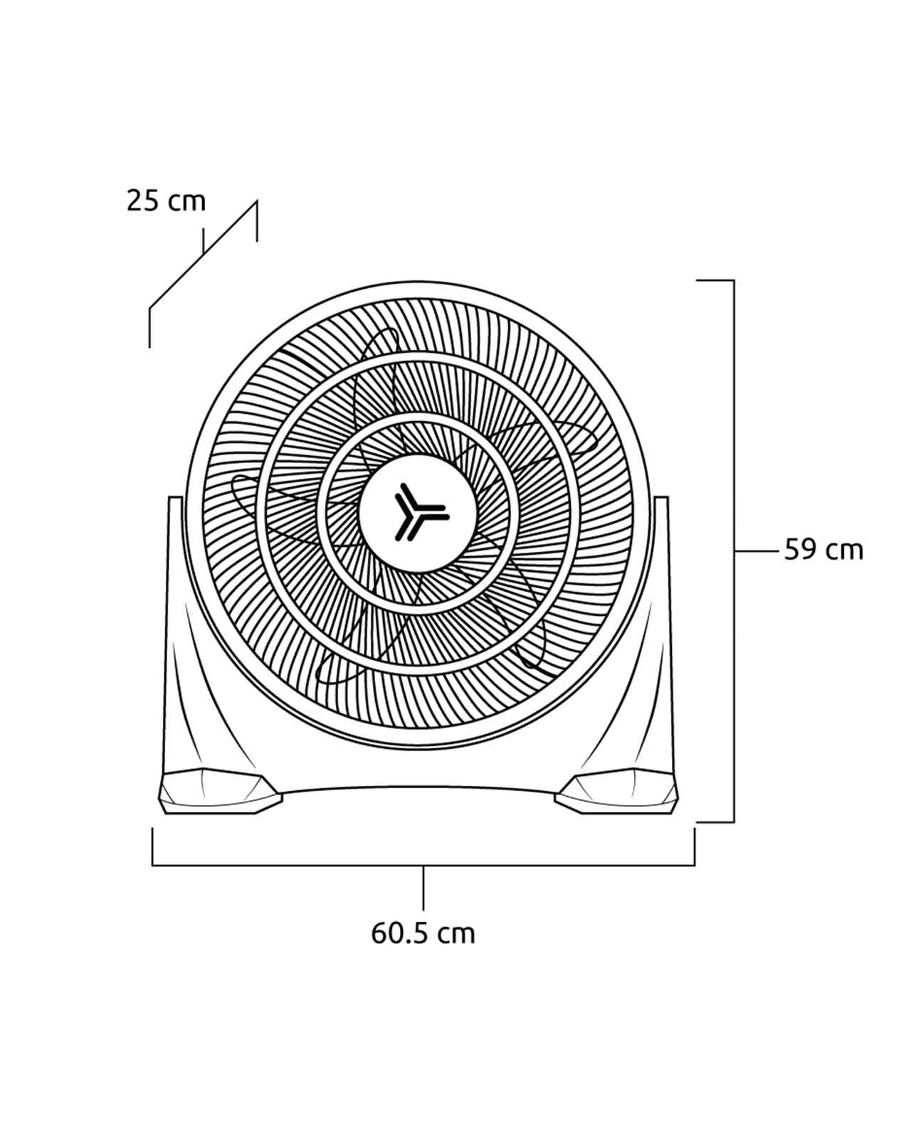 Foto 5 pulgar | Ventilador de Piso Masterfan Horus Negro 20 Pulgadas