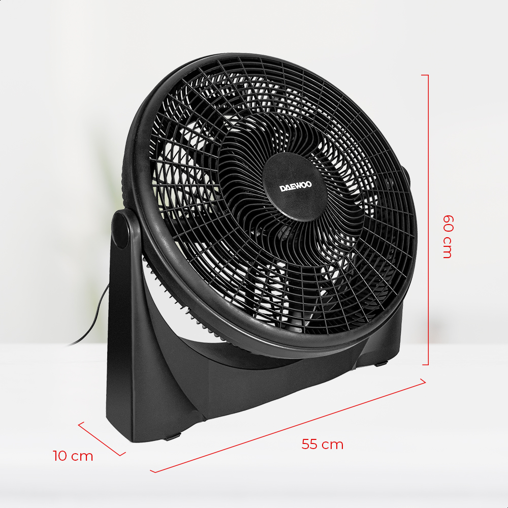 Foto 3 pulgar | Ventilador de Piso Daewoo 20'' 4 Velocidades 85W