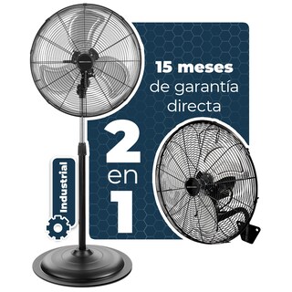 Foto 1 | Ventilador Industrial Beckon Negro 2 En 1