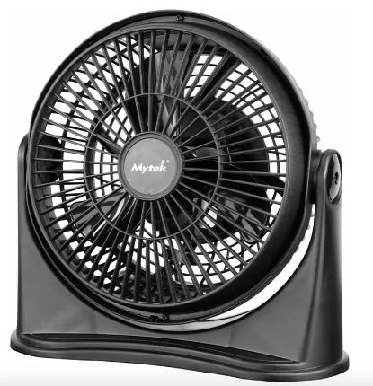 Ventilador de Piso Wünd 8 Pulgadas de Plástico color Negro