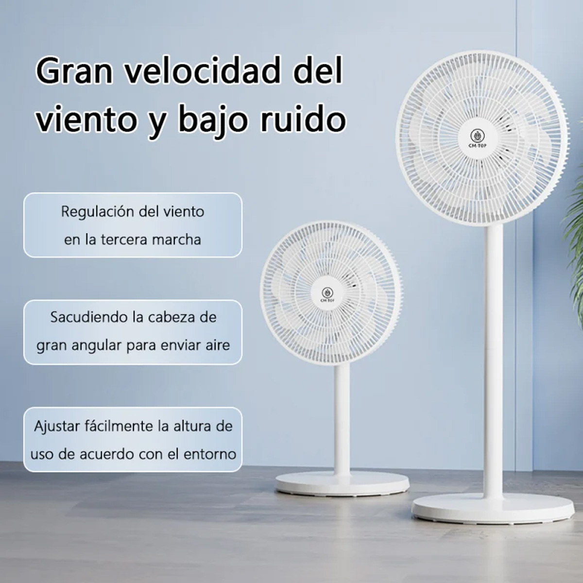 Foto 3 | Ventilador de Pie Dosyu 3 Velocidades