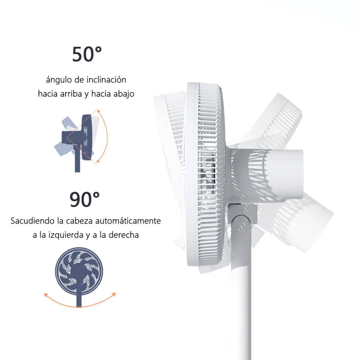 Foto 7 | Ventilador de Pie Dosyu 3 Velocidades