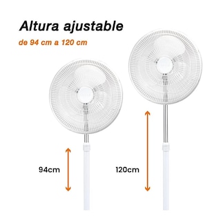 Foto 2 | Ventilador De Pedestal Mytek 16'' Blanco