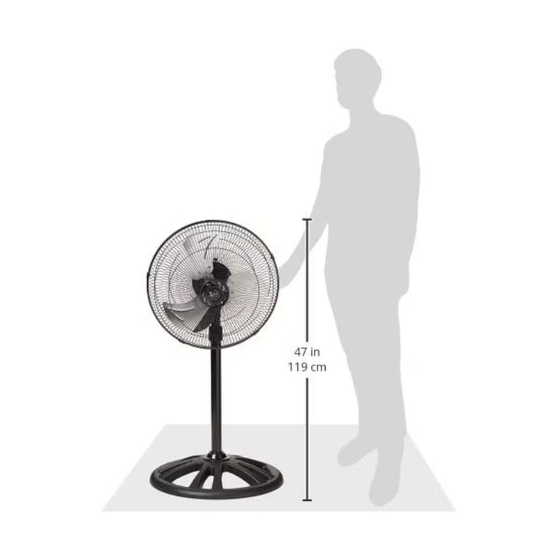 Foto 4 pulgar | Ventilador De Pedestal Mytek 16'' Negro