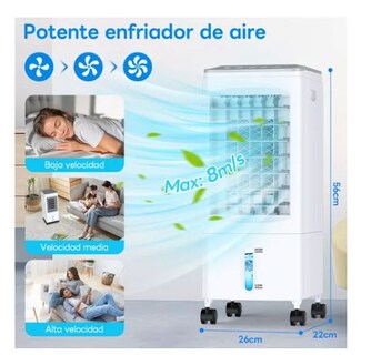 Foto 2 | Ventilador Frio Evaporativo 6l 3en1