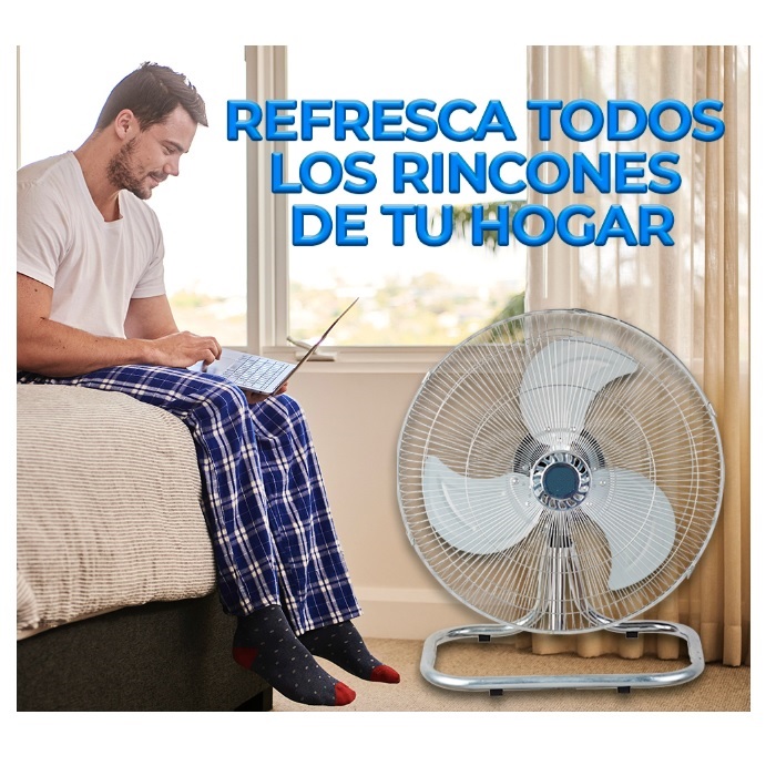 Foto 6 pulgar | Ventilador Prodotty para Piso o Empotrable en Pared 10''