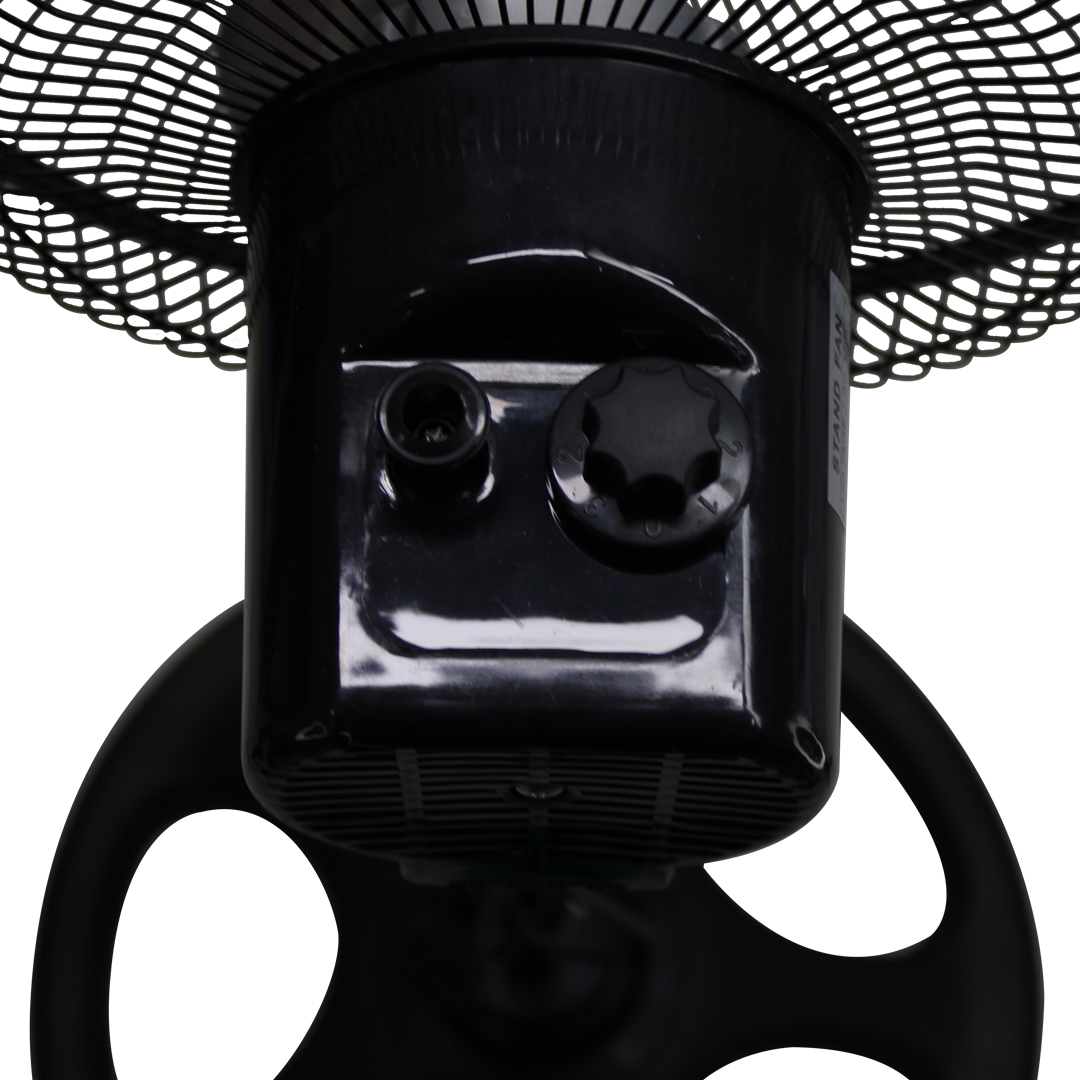 Foto 6 pulgar | Dúo Ventilador de Pedestal Metálico Negro 10 Pulgadas con 3 Aspas Giratorio