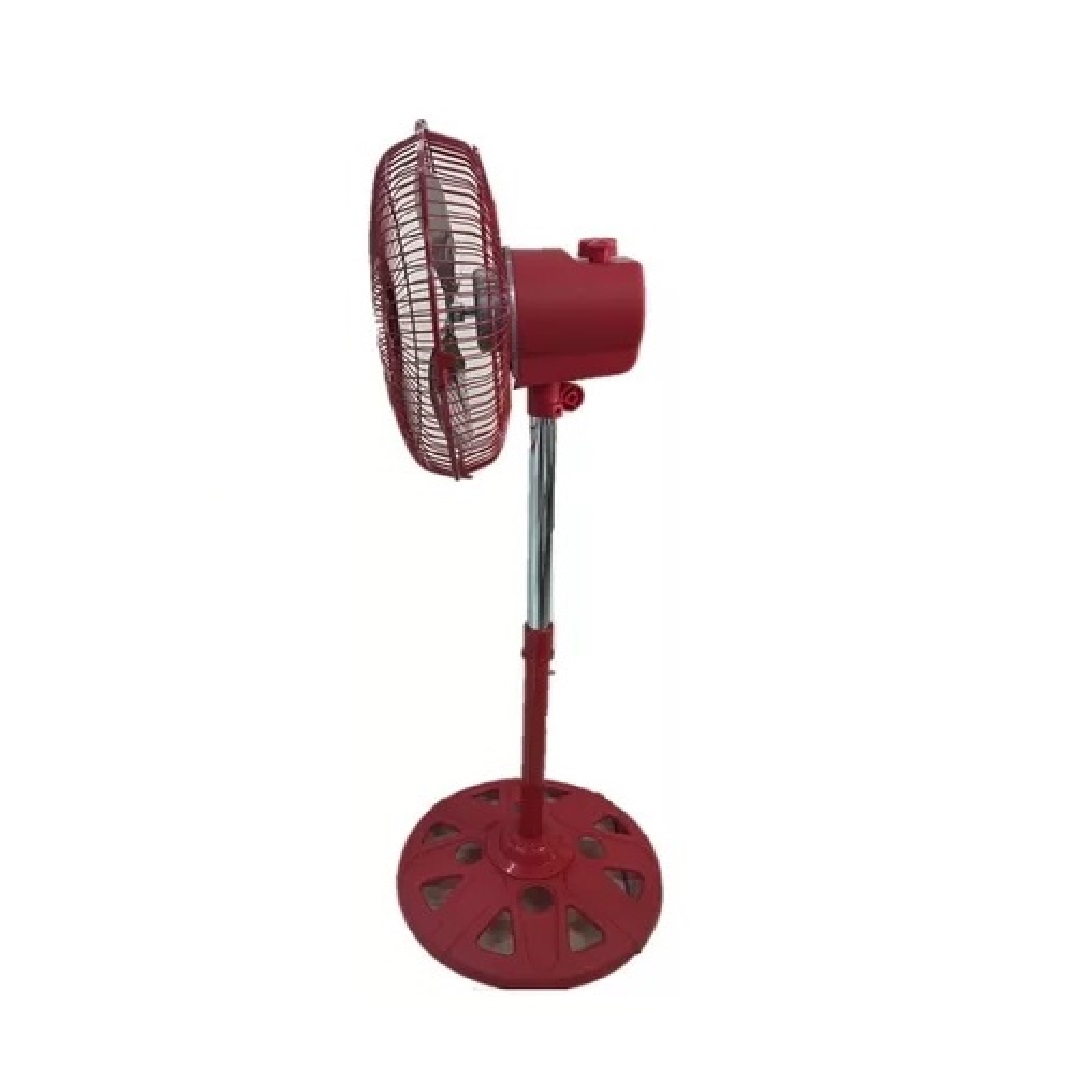 Foto 5 pulgar | Ventilador de Pie Playbos Rojo 3 Aspas