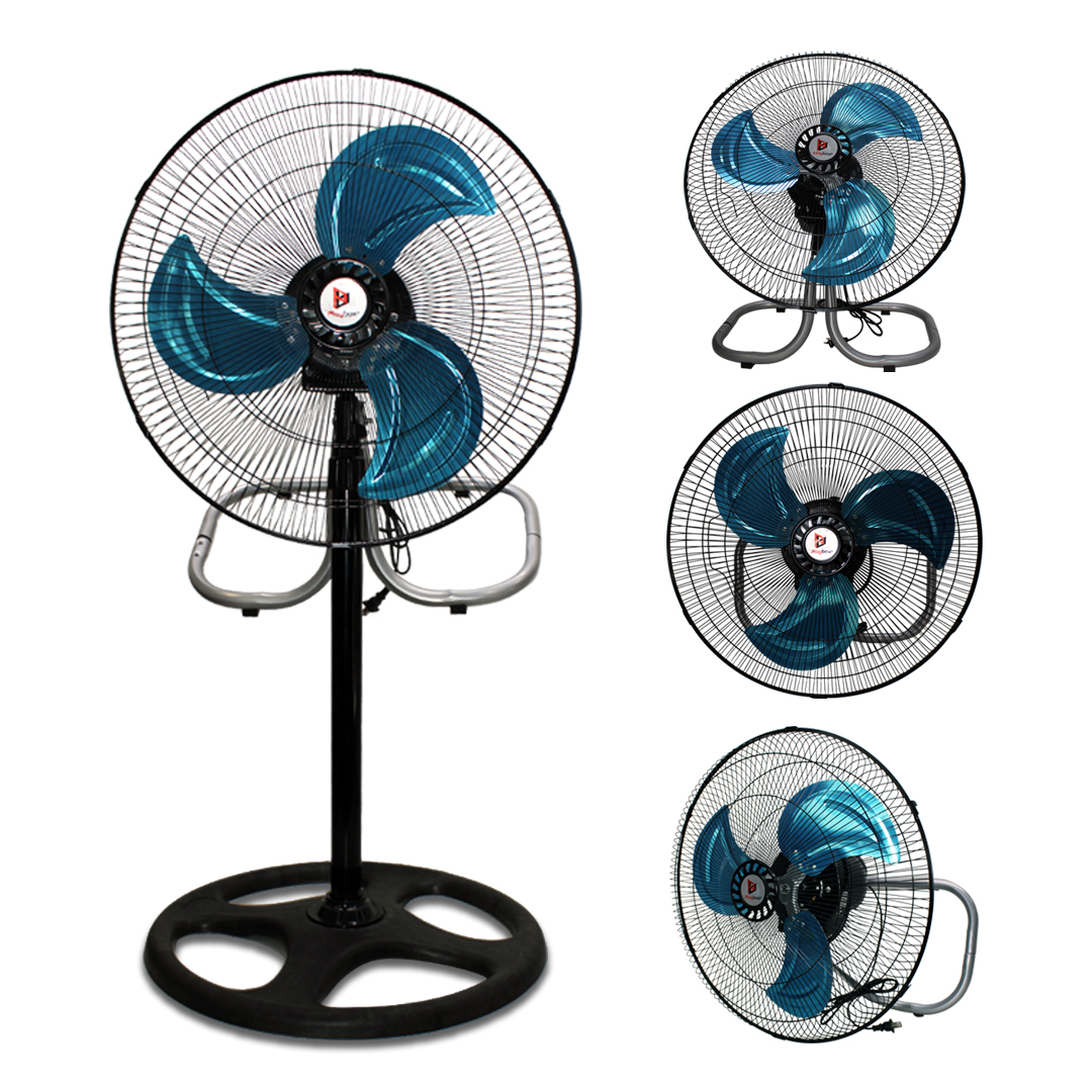 Foto 7 | Kit 2 Ventiladores Metálicos Playbox 3 en 1 - Piso / Pedestal / Pared