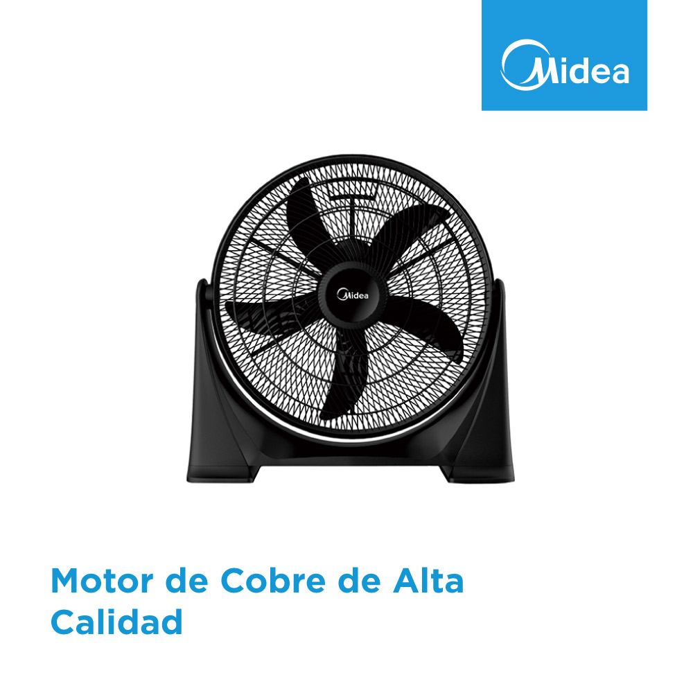 Foto 8 pulgar | Ventilador de Piso Midea Negro