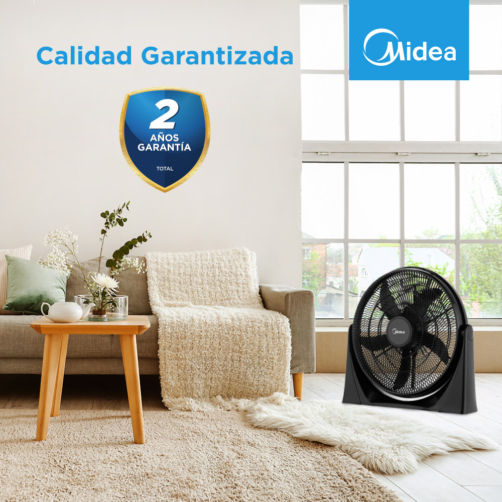 Foto 8 | Ventilador de Piso Midea Negro