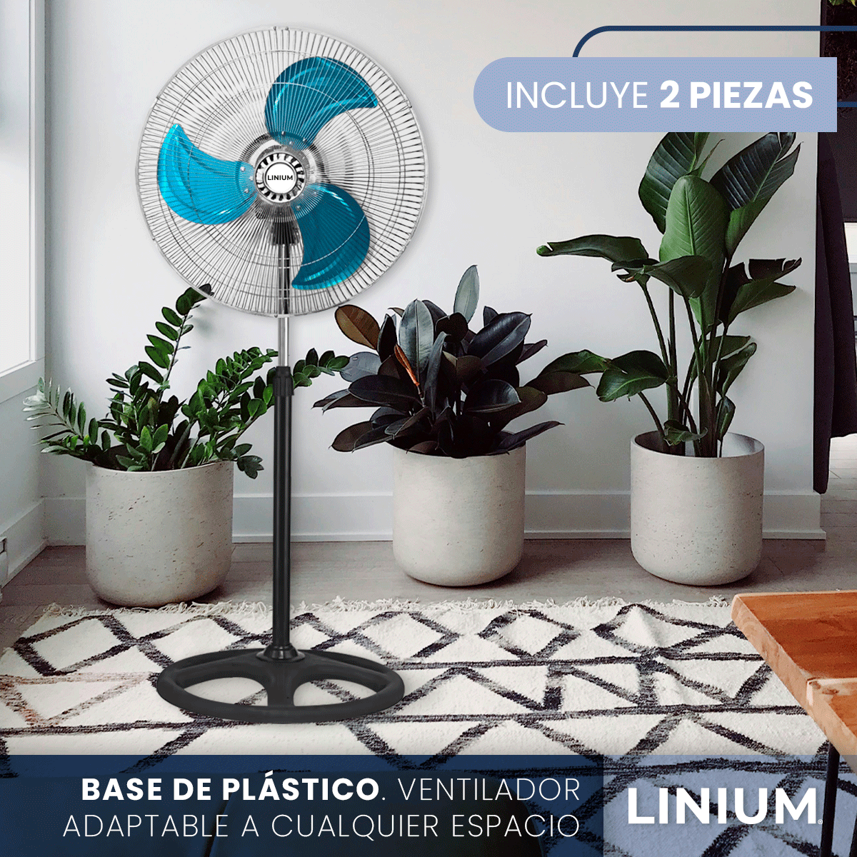 Foto 6 pulgar | Set de 2 Ventiladores Linium 3 en 1