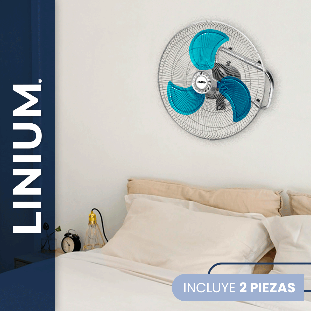 Foto 9 pulgar | Set de 2 Ventiladores Linium 3 en 1