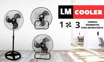 Foto 3 | Ventilador LM Cooler Negro 3 en 1
