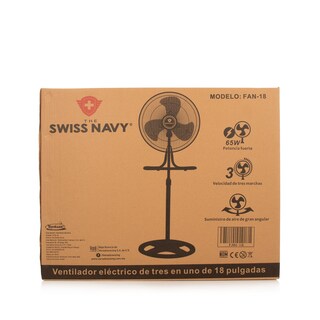 Foto 7 | Ventilador Eléctrico ATM Swiss Nave de Tres en Uno 18 Plg Original
