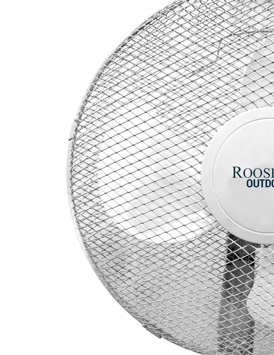 Foto 2 | Ventilador de Pedestal Roosevelt 2401  O34 Blanco