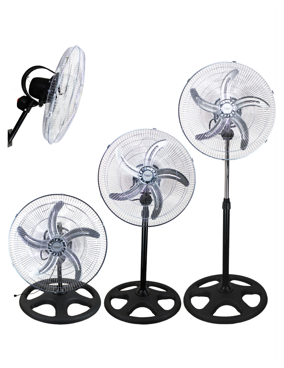 Foto 5 pulgar | Ventilador 3 en 1 Giratorio 360 Roosevelt Outdoors O40 Negro