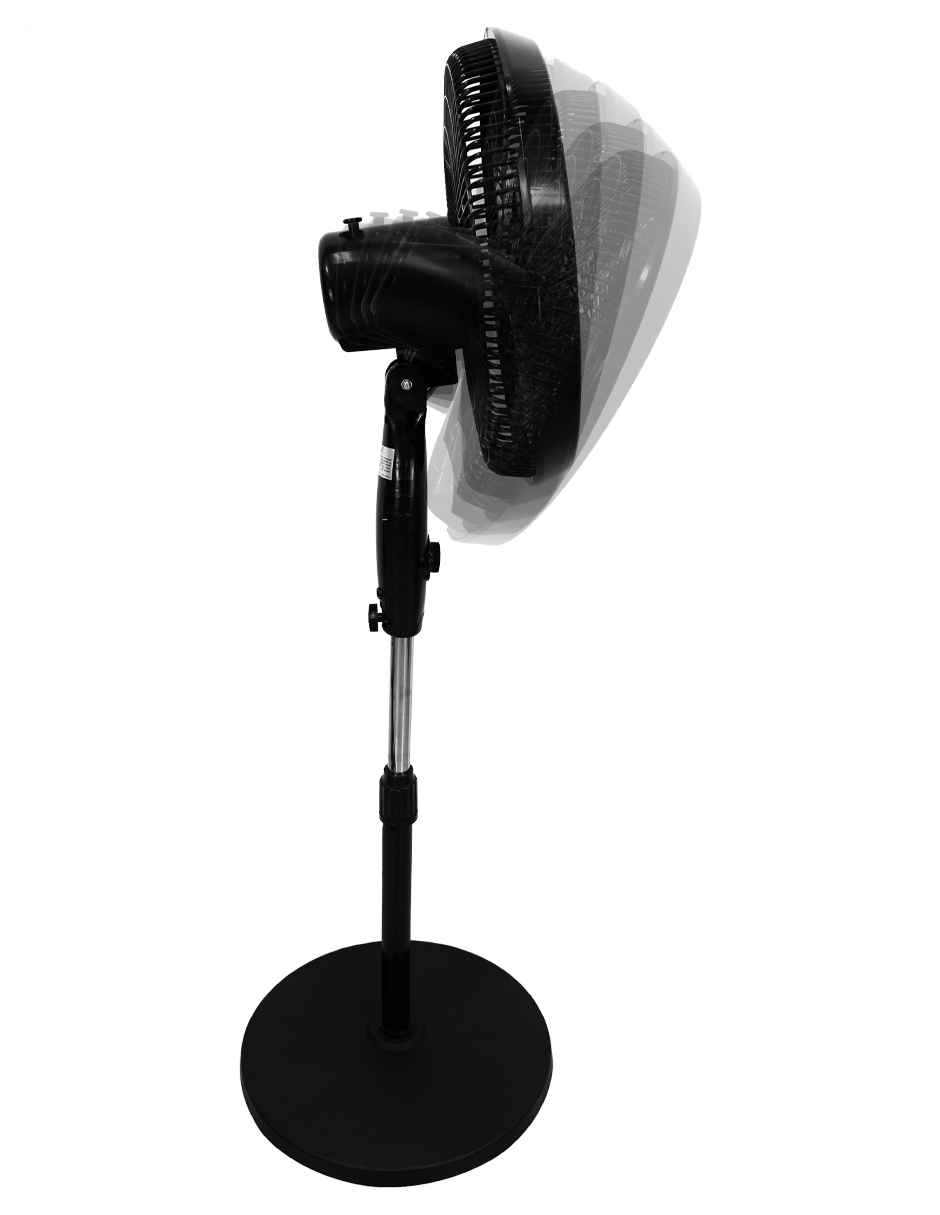 Foto 3 pulgar | Ventilador Pedestal Roosevelt Outdoors 2407 036 Negro