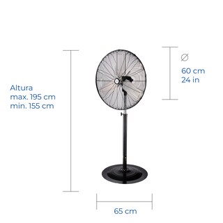 Foto 8 | Ventilador De Pie Industrial Narvik De 24 Pulgadas De Gran Potencia