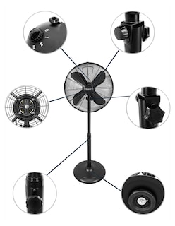Foto 5 | Ventilador Industrial Roosevelt Outdoors O36 Negro