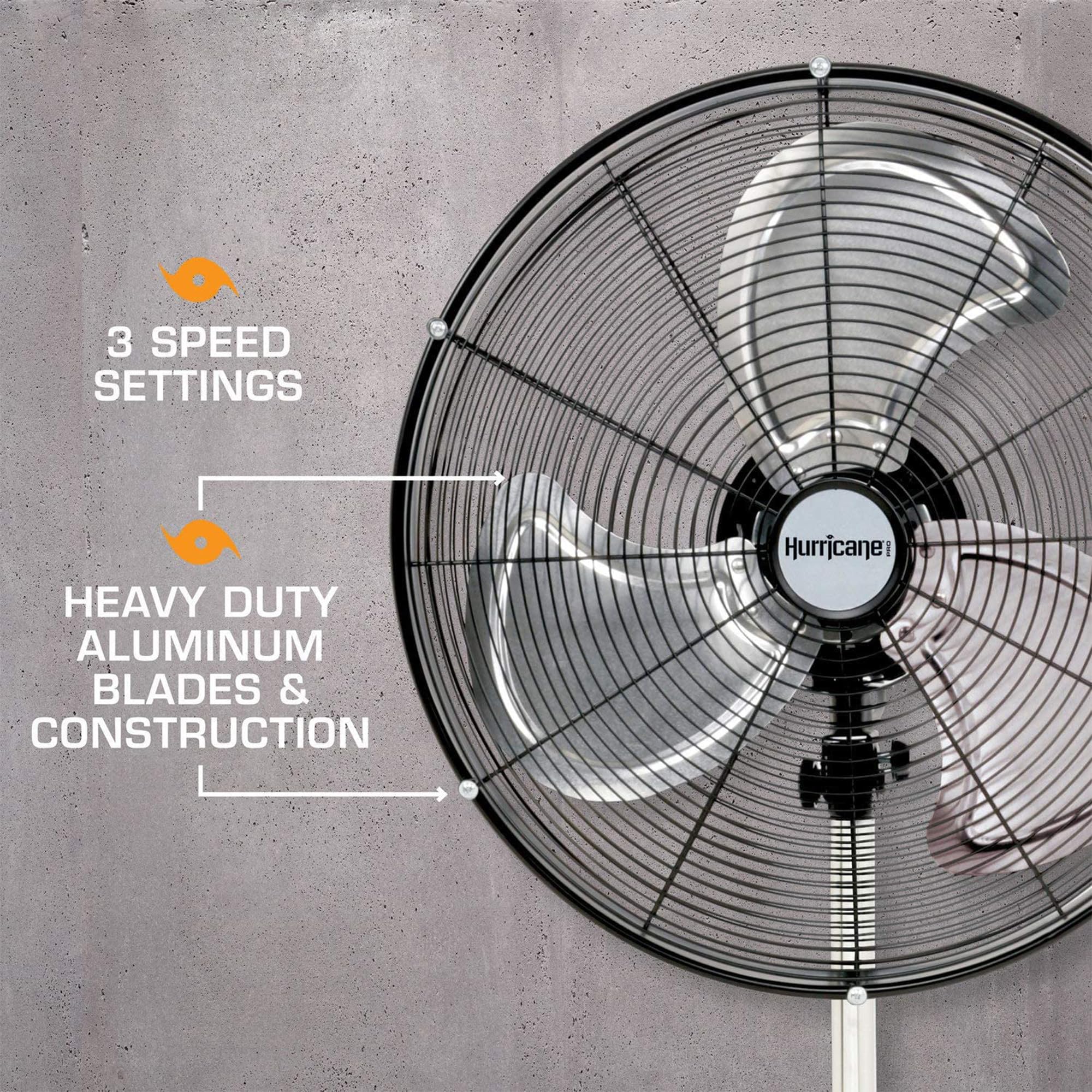 Foto 3 | Ventilador De Pie Hurricane Pro 20 Oscilante De Alta Velocidad - Venta Internacional.