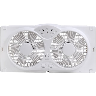 Foto 3 | Ventilador Genesis Twin, Reversible, De Alta Velocidad, Con Flujo De Aire, Blanco - Venta Internacional.