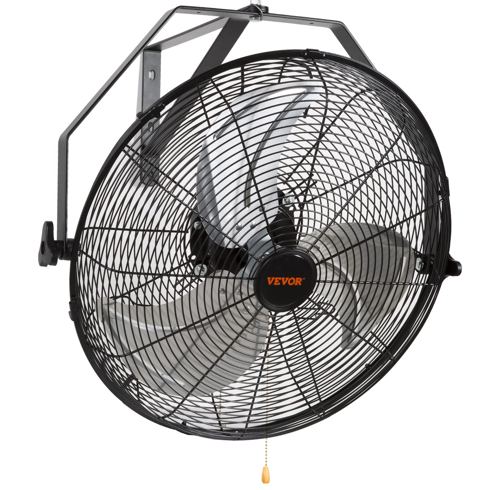 Ventilador De Pared Vevor, 18 Pulgadas, 3 Velocidades, Ip44, Impermeable, Negro - Venta Internacional.
