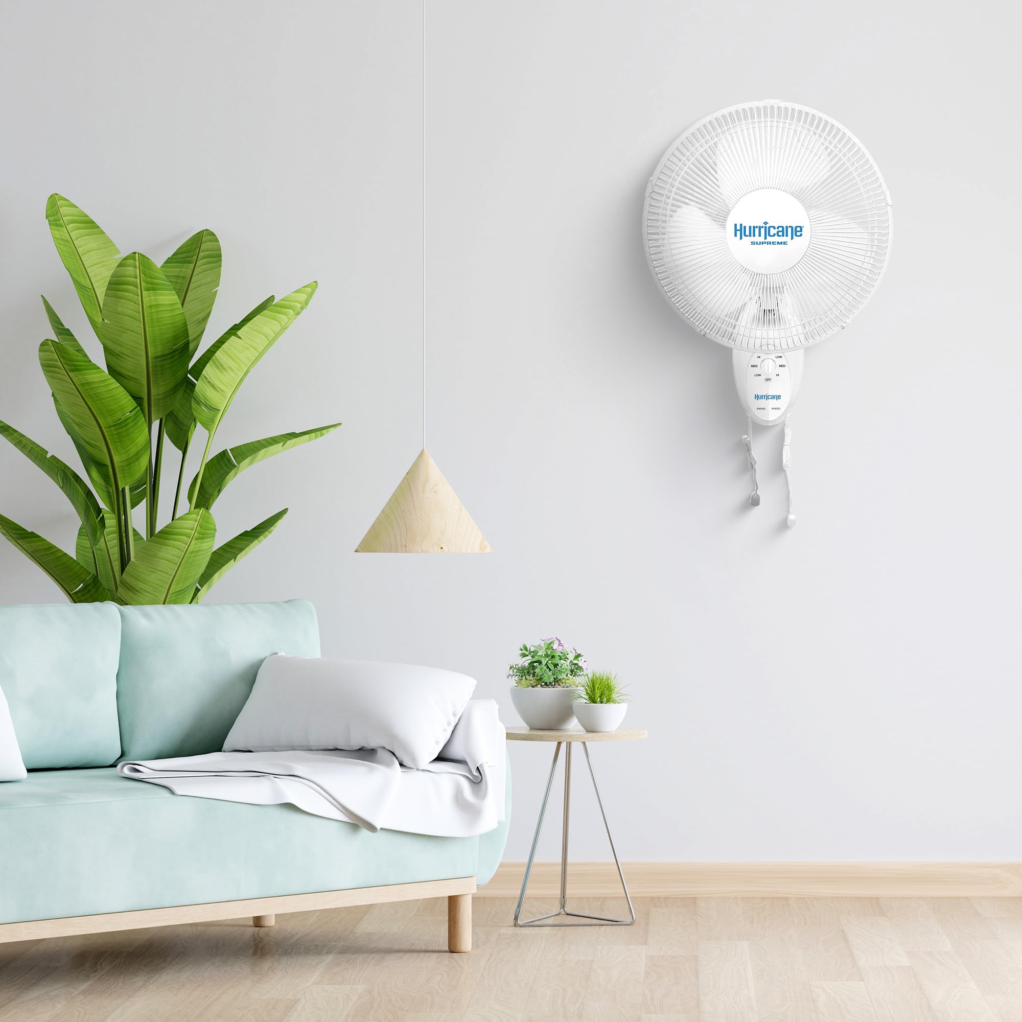 Foto 8 pulgar | Ventilador De Pared Hurricane Supreme 12, Oscilante, 30 Cm, 3 Velocidades - Venta Internacional.