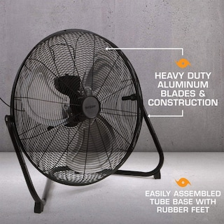 Foto 3 | Ventilador De Piso Hurricane Pro 20 High Velocity Metal 5300 Cfm - Venta Internacional.