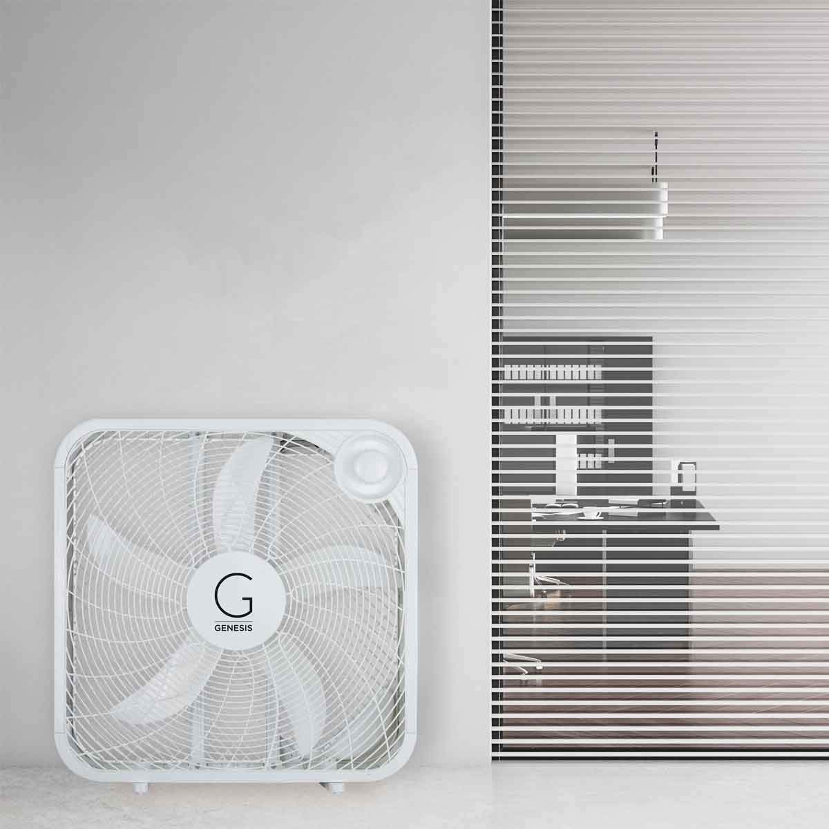 Foto 3 pulgar | Ventilador De Caja Genesis G20box-wht, 20 Pulgadas, 3 Velocidades, Blanco - Venta Internacional.