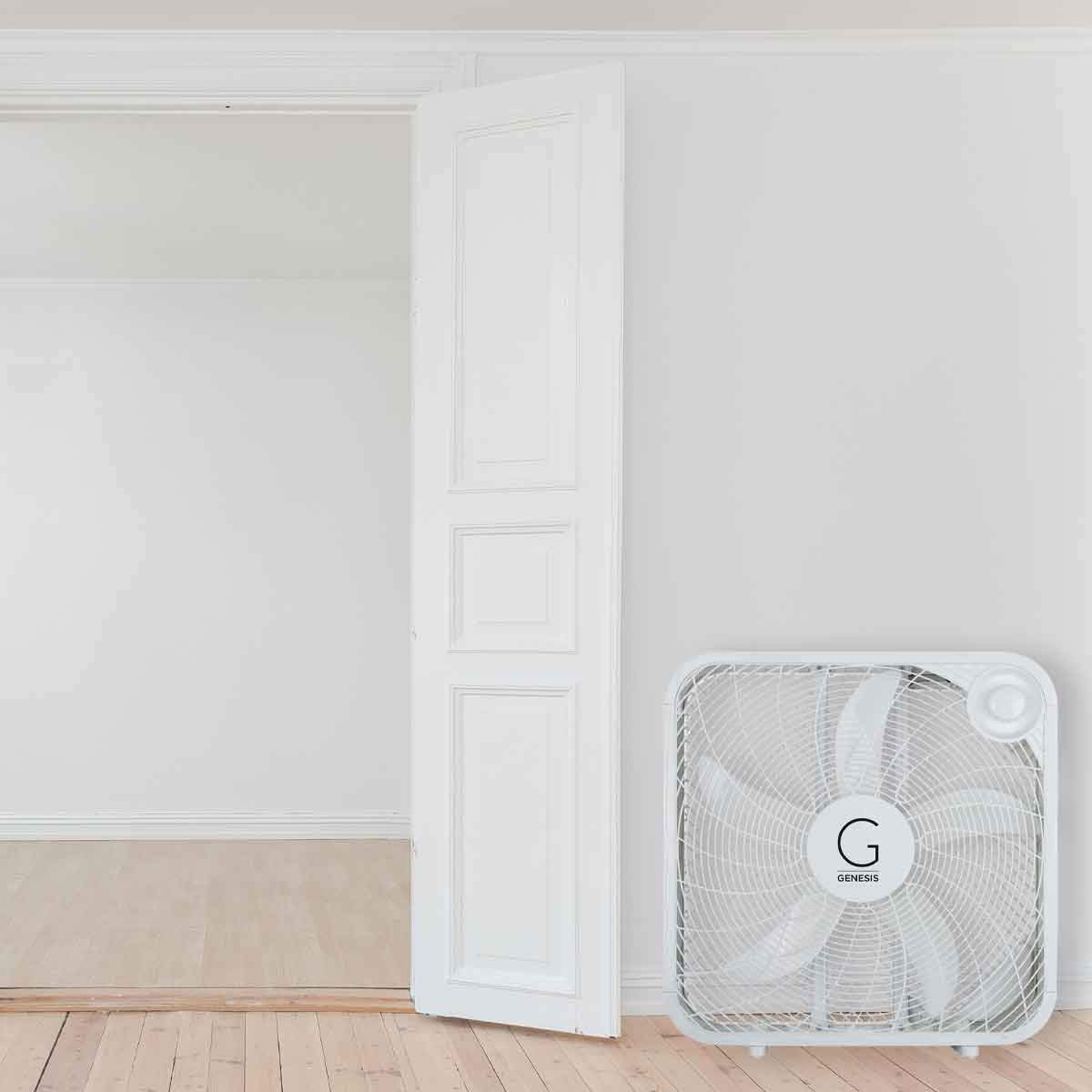 Foto 4 pulgar | Ventilador De Caja Genesis G20box-wht, 20 Pulgadas, 3 Velocidades, Blanco - Venta Internacional.