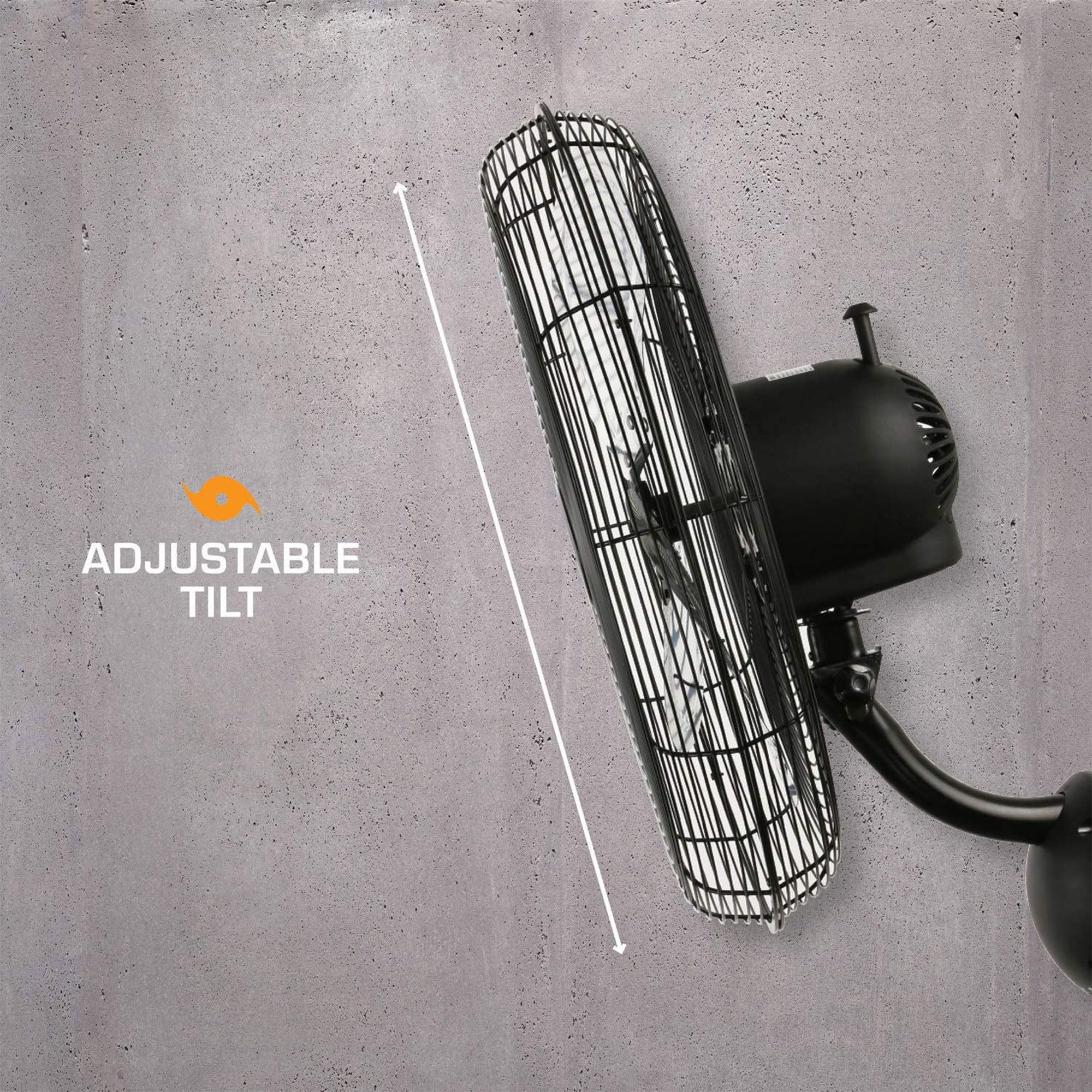 Foto 3 | Ventilador De Pared Hurricane Pro 20 Oscilante De Alta Velocidad - Venta Internacional.