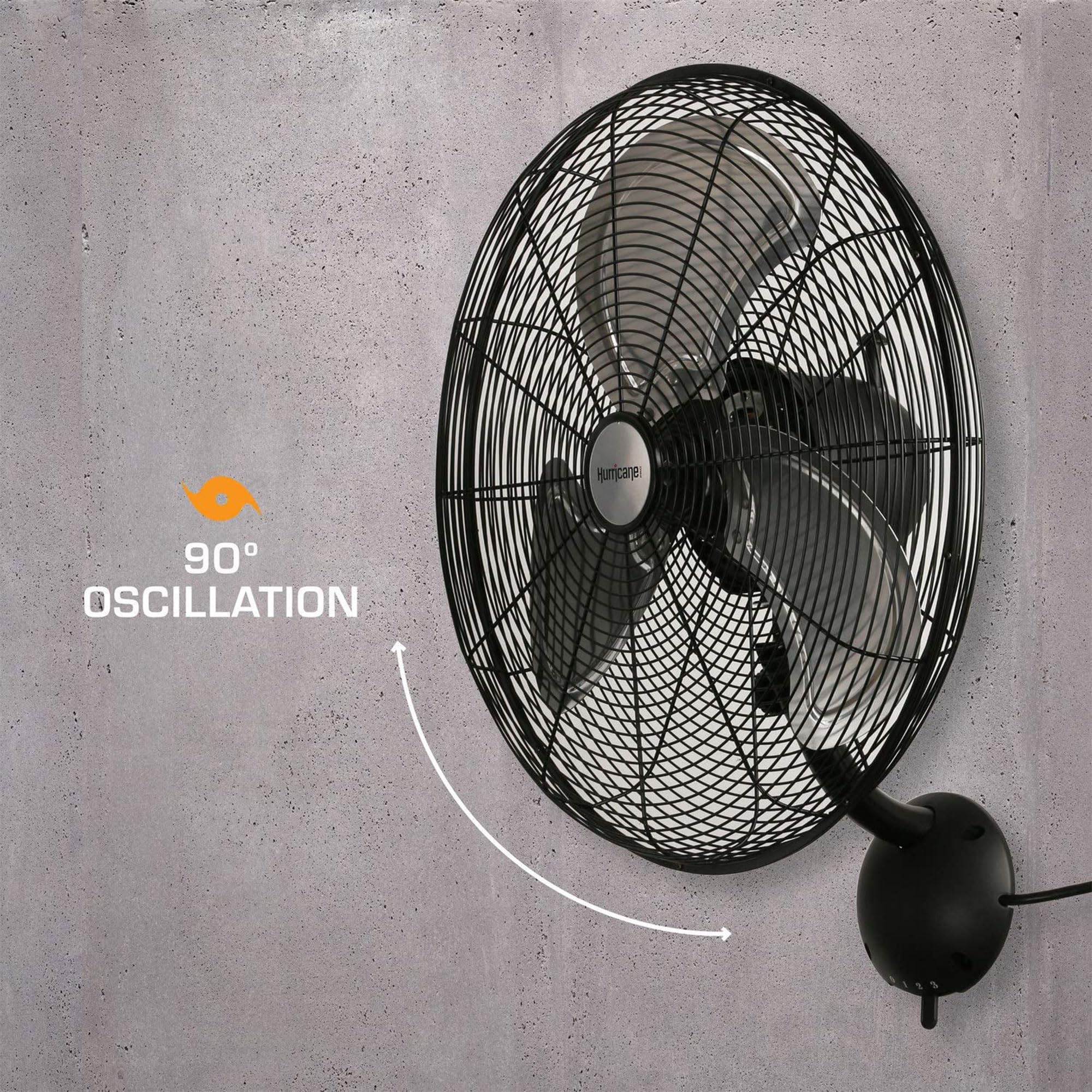 Foto 5 pulgar | Ventilador De Pared Hurricane Pro 20 Oscilante De Alta Velocidad - Venta Internacional.