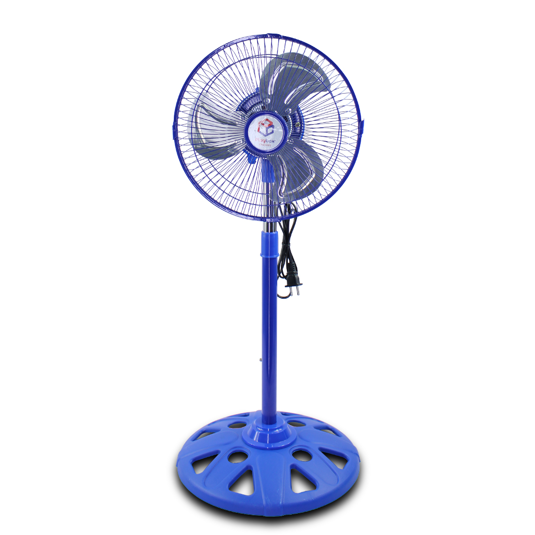 Foto 4 pulgar | Ventilador de Pedestal Playbox Azul con 3 Aspas