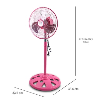 Foto 5 | Dúo Ventilador Pedestal Playbox 10 Pulgadas Metálico con 3 Aspas