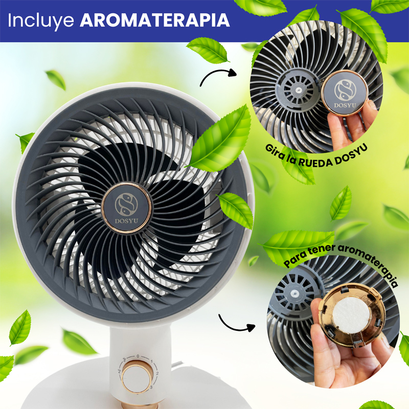 Foto 7 pulgar | Ventilador de Pedestal Ajustable con 3 Velocidades