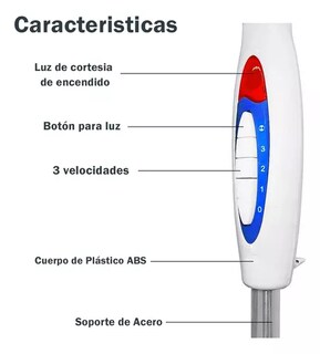 Foto 3 | Ventilador de Pie Arcoshop 3 Velocidades