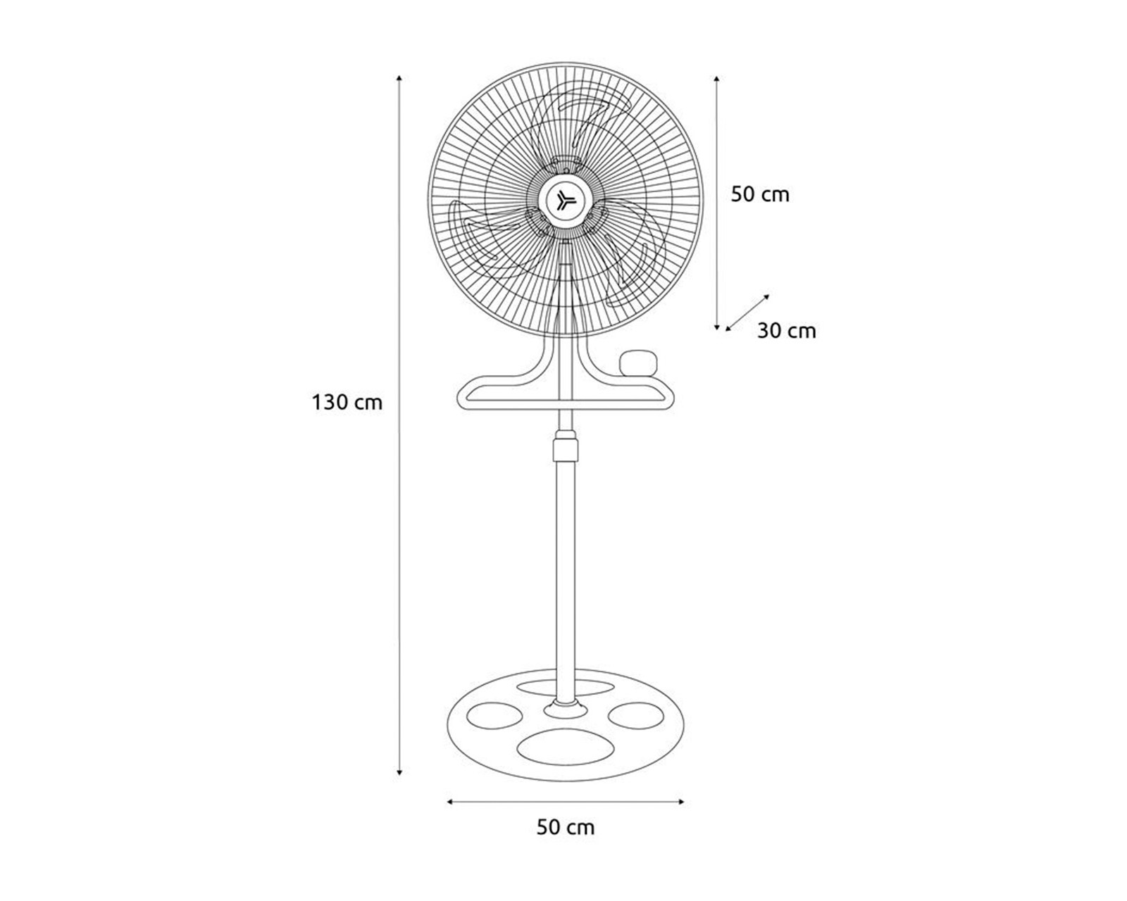 Foto 7 | Ventilador 3 En 1 Masterfan X3 Negro 18 Pulgadas