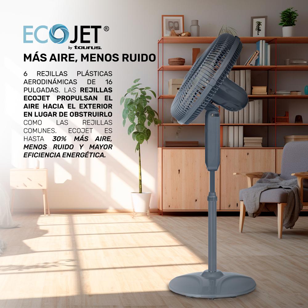 Foto 5 | Ventilador de Pedestal Taurus Gris