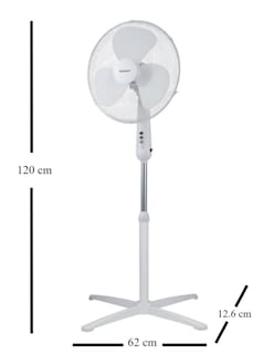 Foto 3 | Ventilador de Pedestal Bestherm RD-40A de 16 Pulgadas 127v
