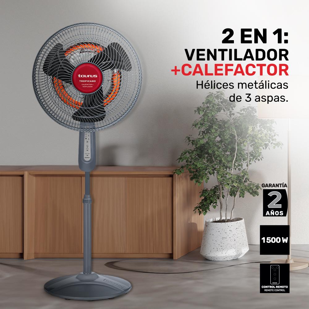 Foto 3 pulgar | Ventilador Calefactor Taurus Tropicano