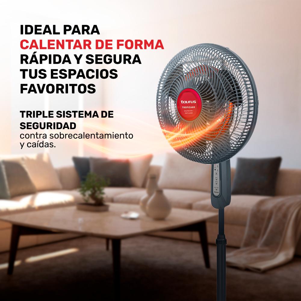 Foto 4 pulgar | Ventilador Calefactor Taurus Tropicano