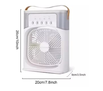 Foto 3 | Ventilador Mini Aire Acondicionado De Wund Portátil Humidificador