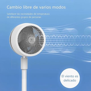 Foto 3 | Ventilador de Pedestal 32 Niveles 6 Modos Oscilante 127v