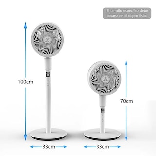 Foto 5 | Ventilador de Pedestal 32 Niveles 6 Modos Oscilante 127v